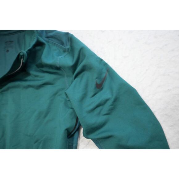 Nike Pro Running Half Zip Dri Fit Fitted Athletic Jacket Womens Sz Large - Picture 5 of 9